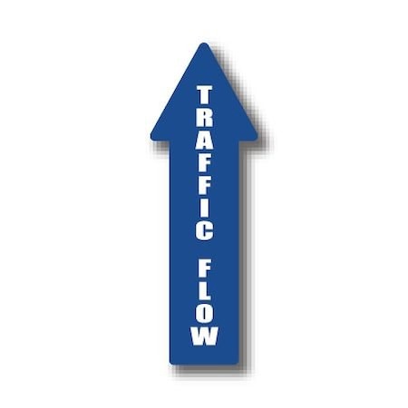 Ergomat 12in x 4in ARROW SIGNS - Traffic Flow DSV-SIGN 48 #0441UP -UEN